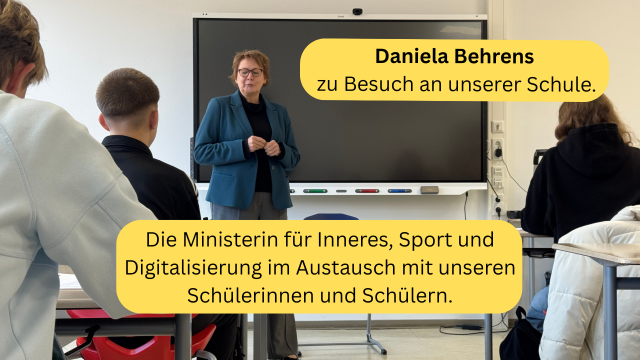 Ministerin zu Besuch